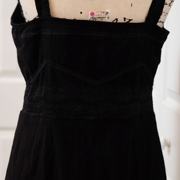 Free People Lace Me Up Black Bodycon Corset Dress - Picture 4 of 14